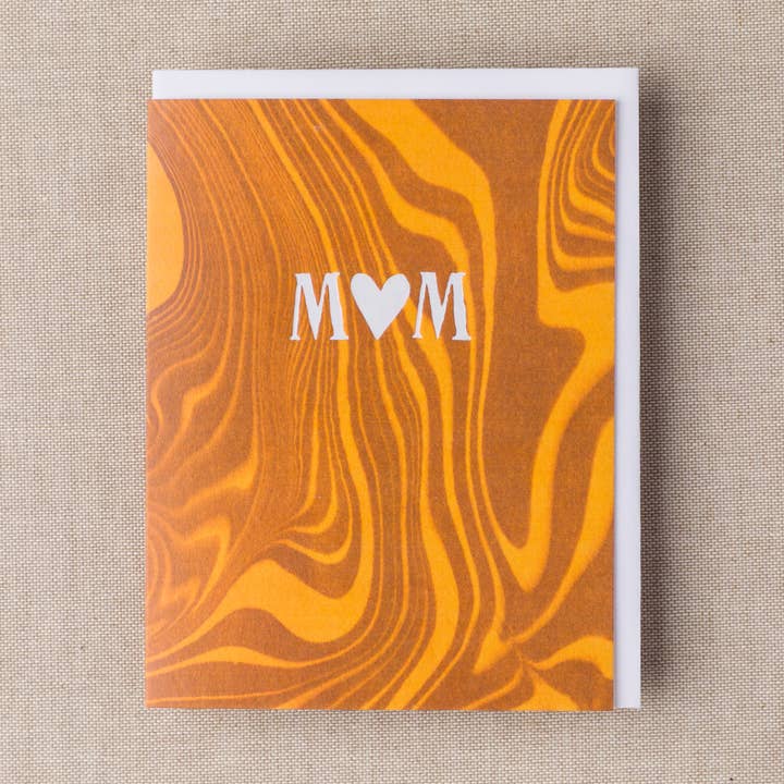Sumi Heart Mom Card for wholesale by Pinecrest Printery