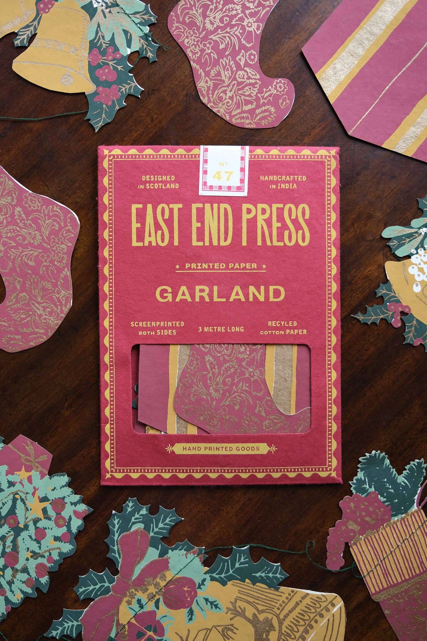 East End Press – wholesale Bunting/garland – Christmas Sewn Garland7