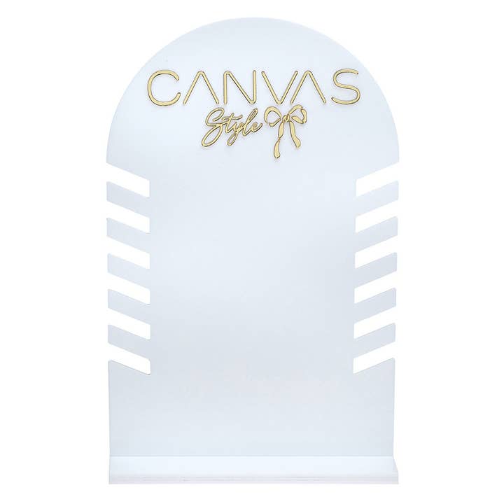 Canvas Style 1 Sided Arched Necklace Display for wholesale by Canvas Style