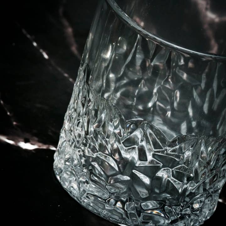 Sostraw & SmartThings - Wholesale Cocktail/Liquor Glass - Japanese Glass - Gift Box + Granite Ice Cubes + Coaster |3293