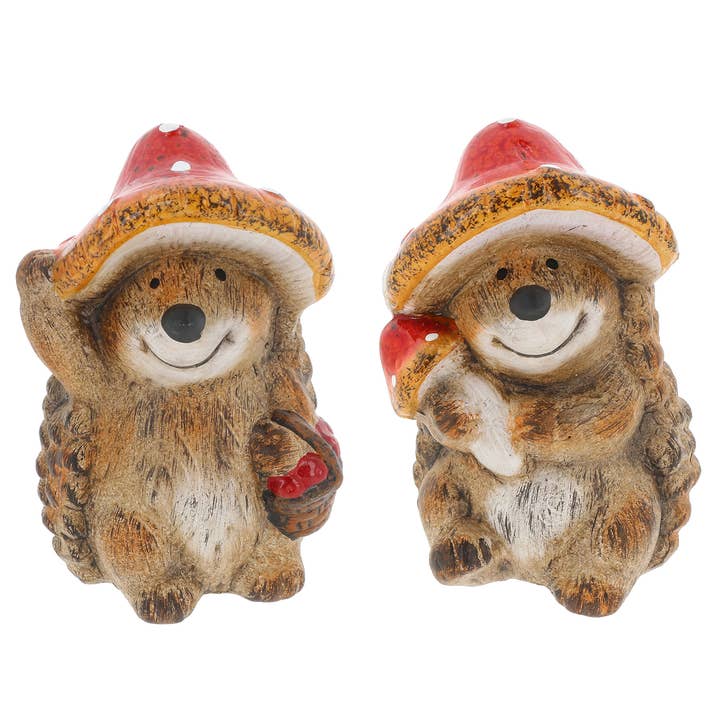 Mushroom Hat Hedgehogs Small for wholesale by Joe Davies