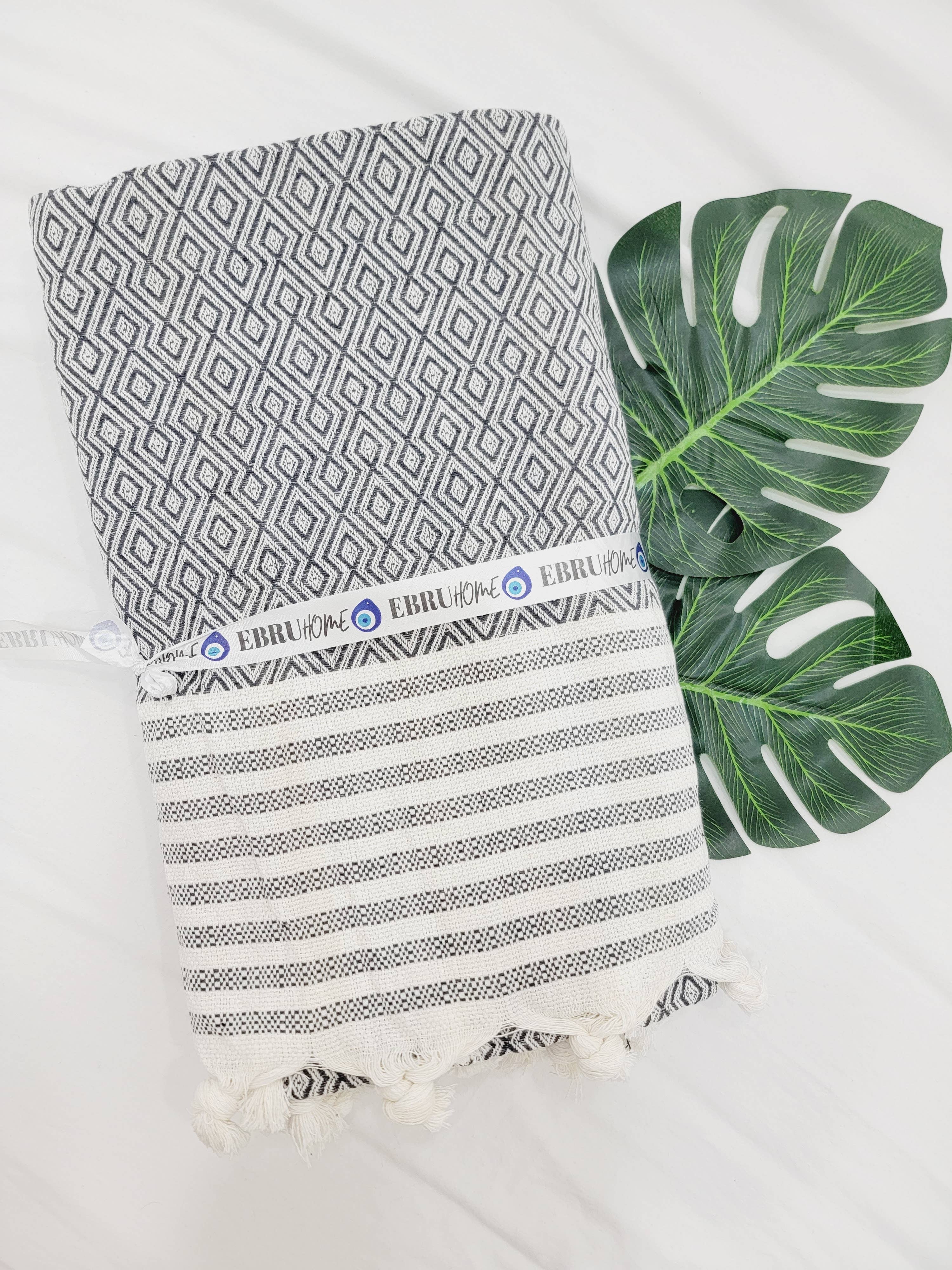 EBRU Home - Vendita all'ingrosso Plaid - Coperta da letto Xlarge, fodera in cotone, 5 colori assortiti3