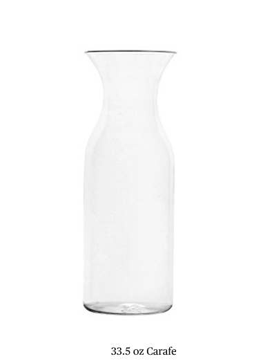 33,5 oz Karaffe aus unzerbrechlichem Polycarbonat mit Deckel für den Großhandel von NTL Brands