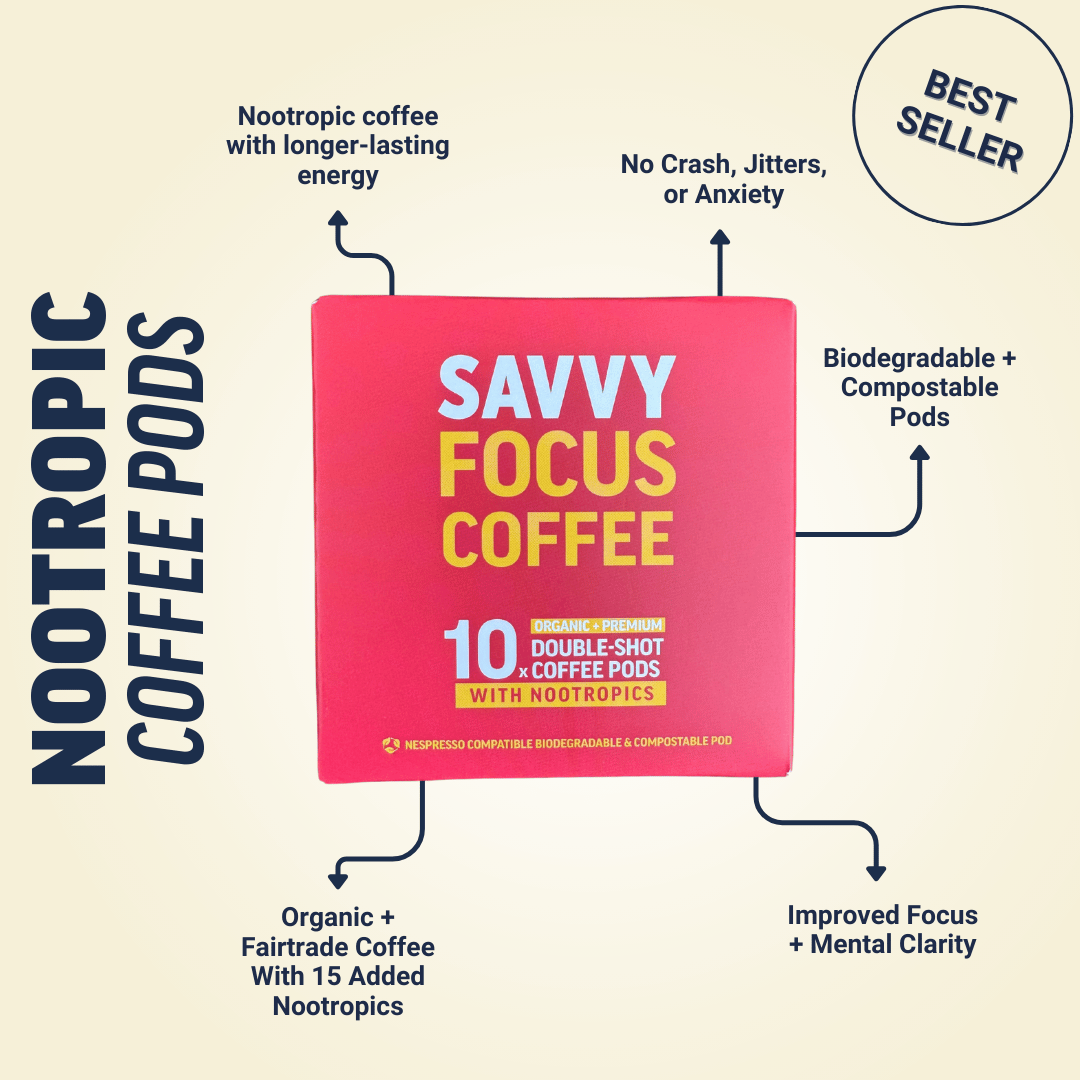 SAVVY BEVERAGES – wholesale Instant coffee/espresso – Savvy Nootropic Coffee Pods2
