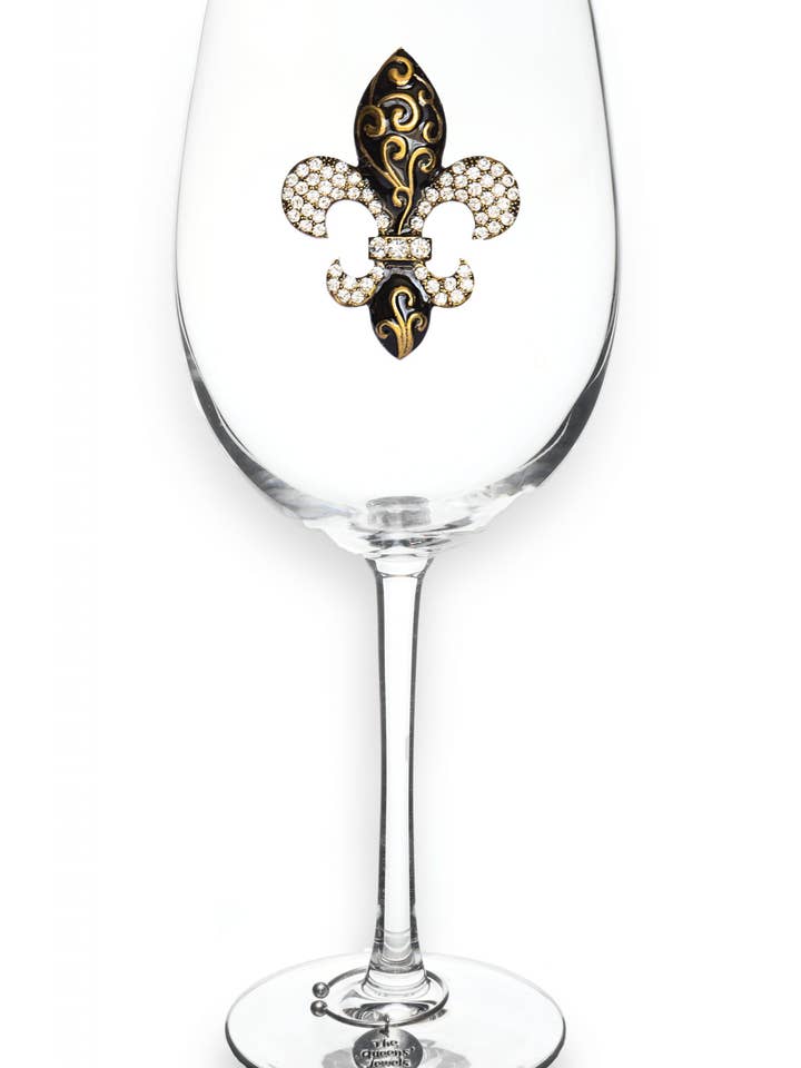 Calice da vino con stelo, colore: oro per la vendita all'ingrosso da parte di The Queens' Jewels®