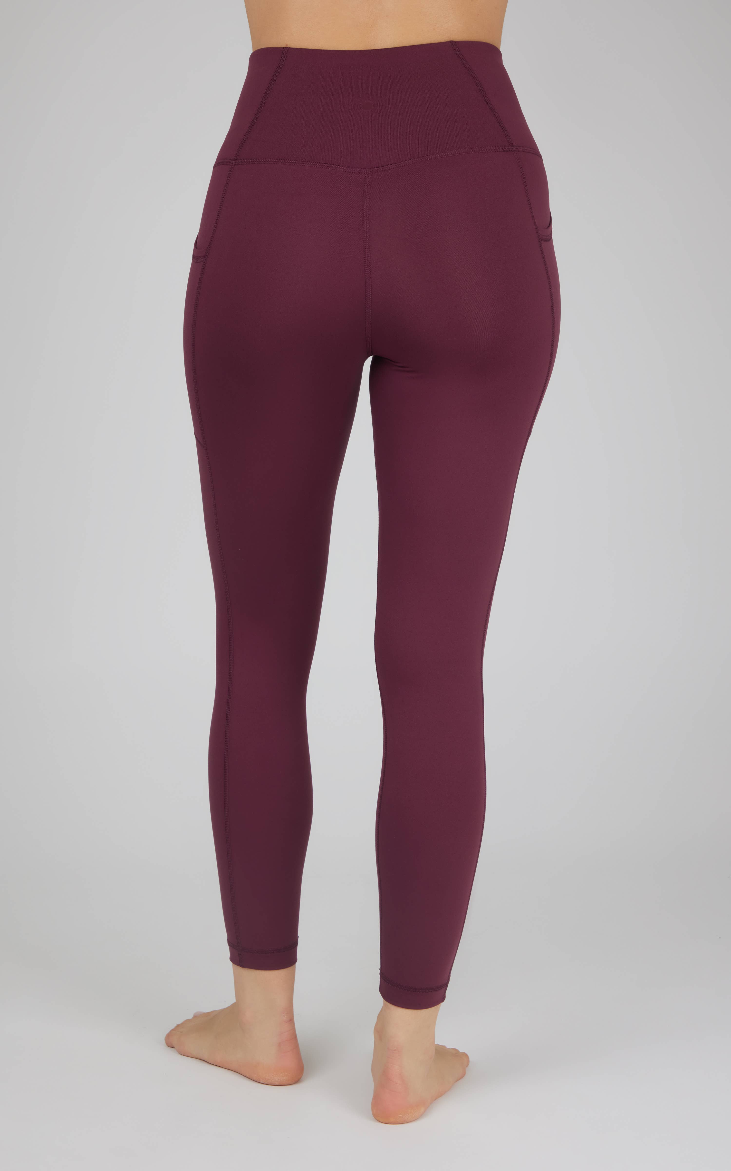 90 Degree by Reflex & Yogalicious - Wholesale Athletic/Lounge Leggings - Women's - Women's Lux Ankle Leggings with Utility Pockets3