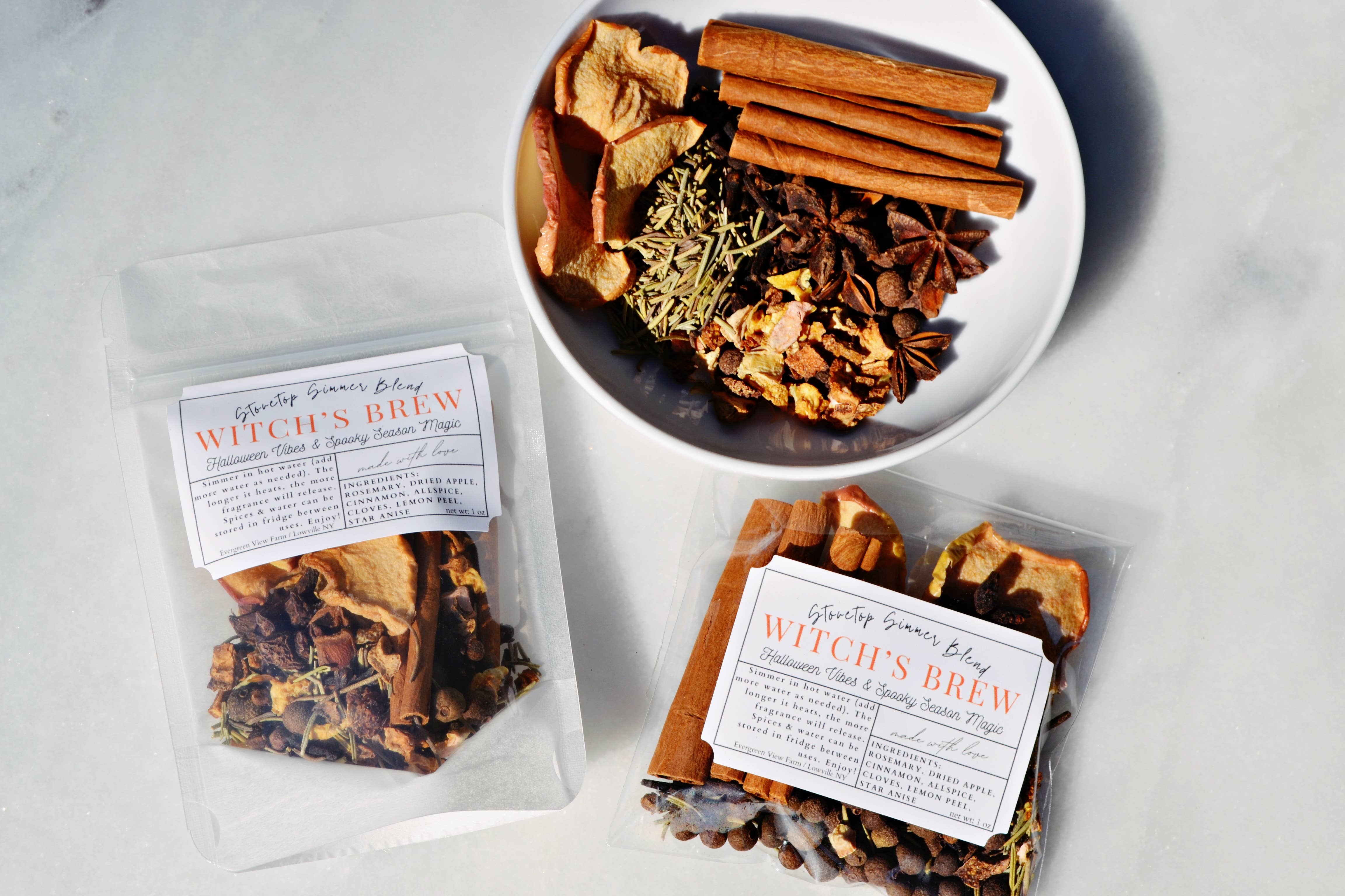 Evergreen View Farm - Wholesale Potpourri - Witch's Brew Autumn Fall Halloween Simmer Stovetop Spices9