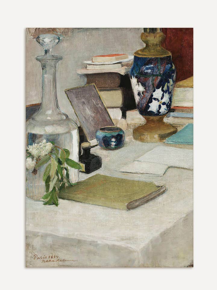 Still Life in Parisian Style – Vintage Art Print for wholesale by Modern Antique Prints