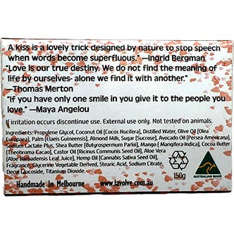 La Volve - Wholesale Bar Soap - VALENTINE BAR C - I'M YOURS NO REFUNDS3