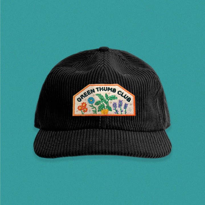 The Space Bureau - Wholesale Baseball Cap - Unisex - Green Thumb Club Corduroy Hat