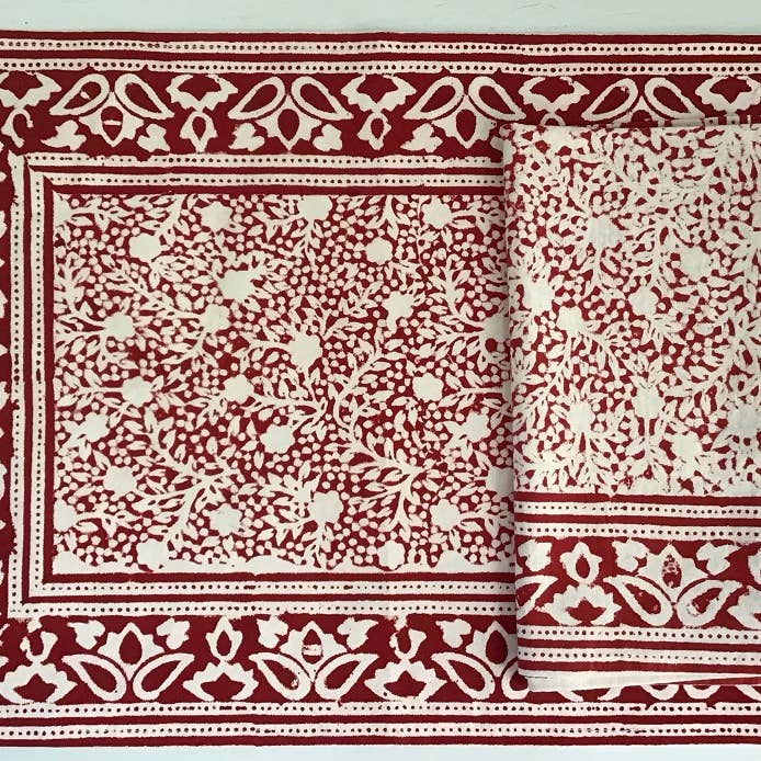 natural habitat - Wholesale Placemat - Tablemats Holiday Print Red0