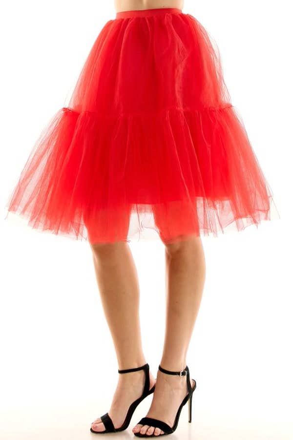 KBW Global Corp. – wholesale Costume – Women's – Red Midi Tutu0