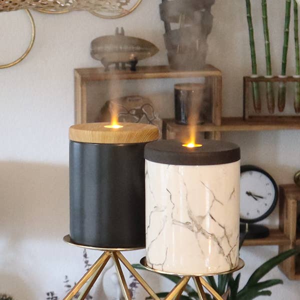 Candyl - Vente Diffuseur électronique - Diffuseur d'Huiles Essentielles Candyl avec Flamme de Lumière de Bougie12