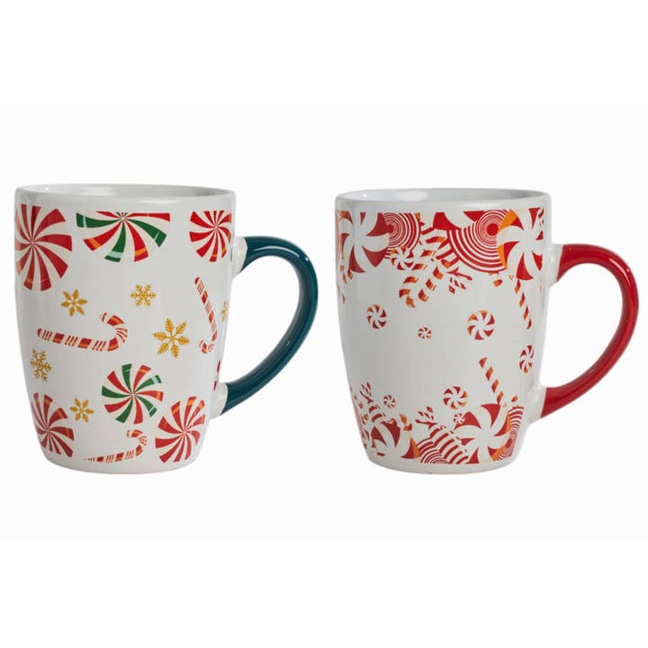 CP INTERNATIONAL - Wholesale Coffee Mug - Candy Cane Mugs 32 Cl #591
