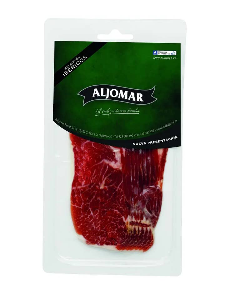 Iberisk beteskinka 50% iberisk ras (ca 100 g) för wholesale av Jamones Aljomar
