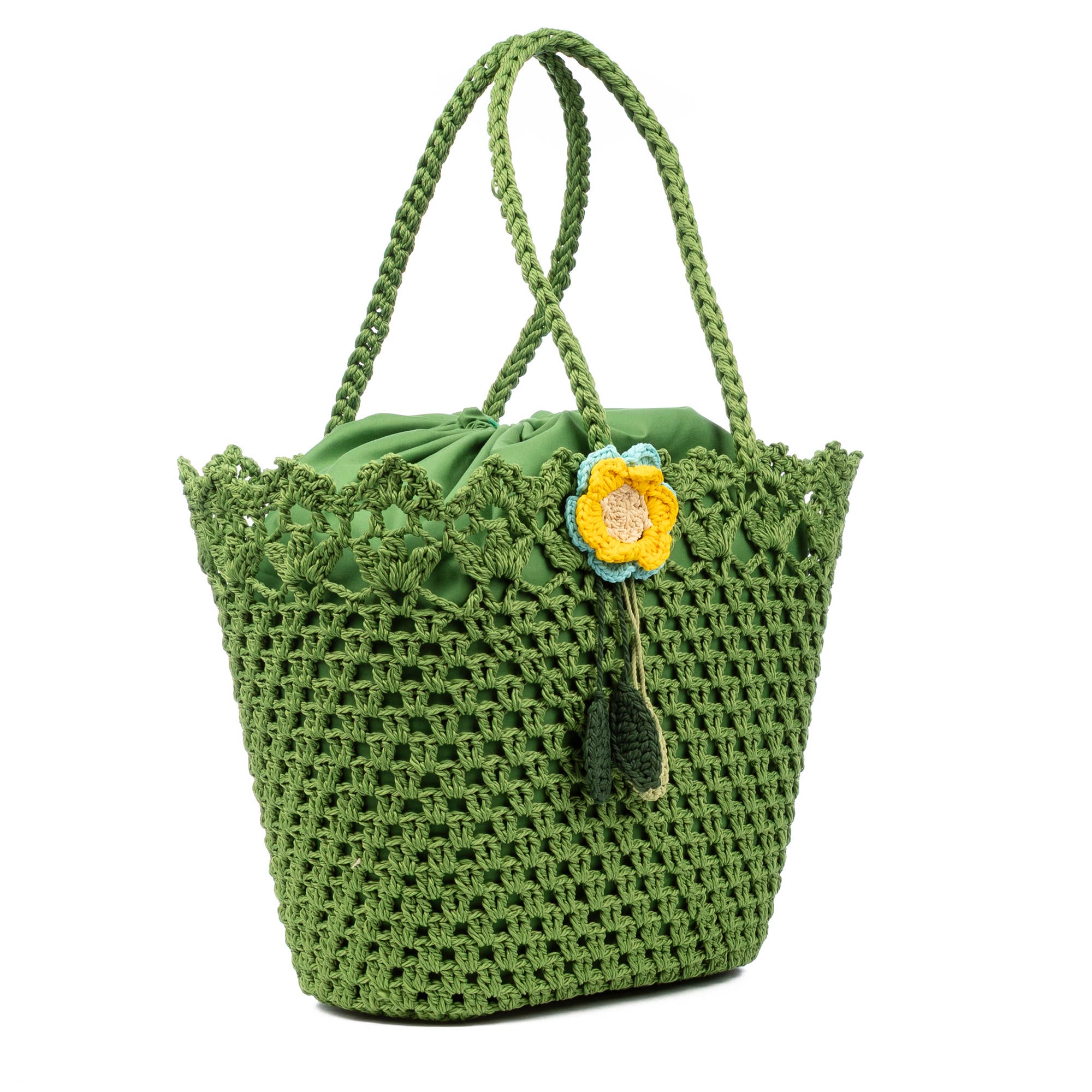 FIRENZE ARTEGIANI - Wholesale Beach Bag - Zeccone women's shoulder bag. Made of cotton, with tassel.29