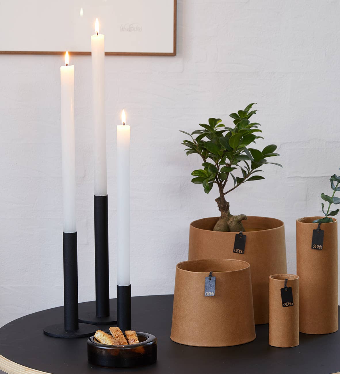 Lübech Living - Wholesale Candle Holder - Taper Candle Holder, Black1