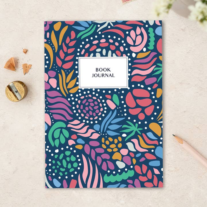 Sarah JK Designs – wholesale Notebook – Book review notebook | Botanical Dreams | Reading journal0