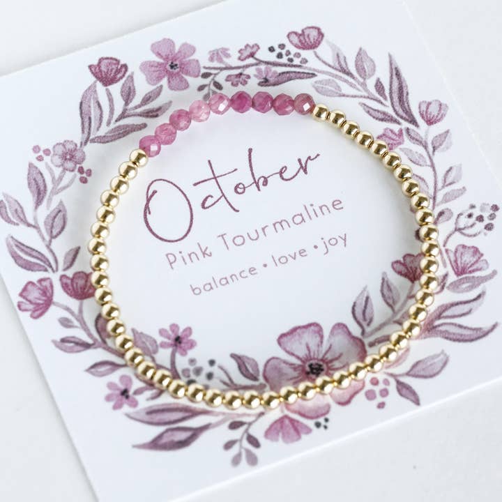 Andie Gechtman Studio – Großhandel Perlenarmband – Armband mit Geburtsstein Oktober