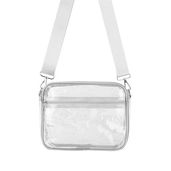 Nima Accessories Inc - Wholesale Crossbody Bag - Women's - Ladies Clear see Thru Crossbody Fashion Handbag