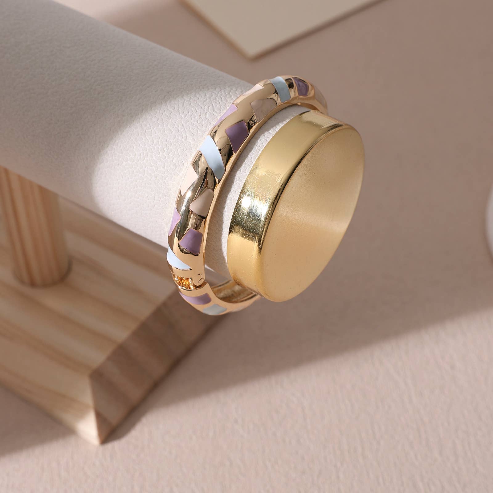 KALISTA - Wholesale Bangle Bracelet - Puzzle Reed6