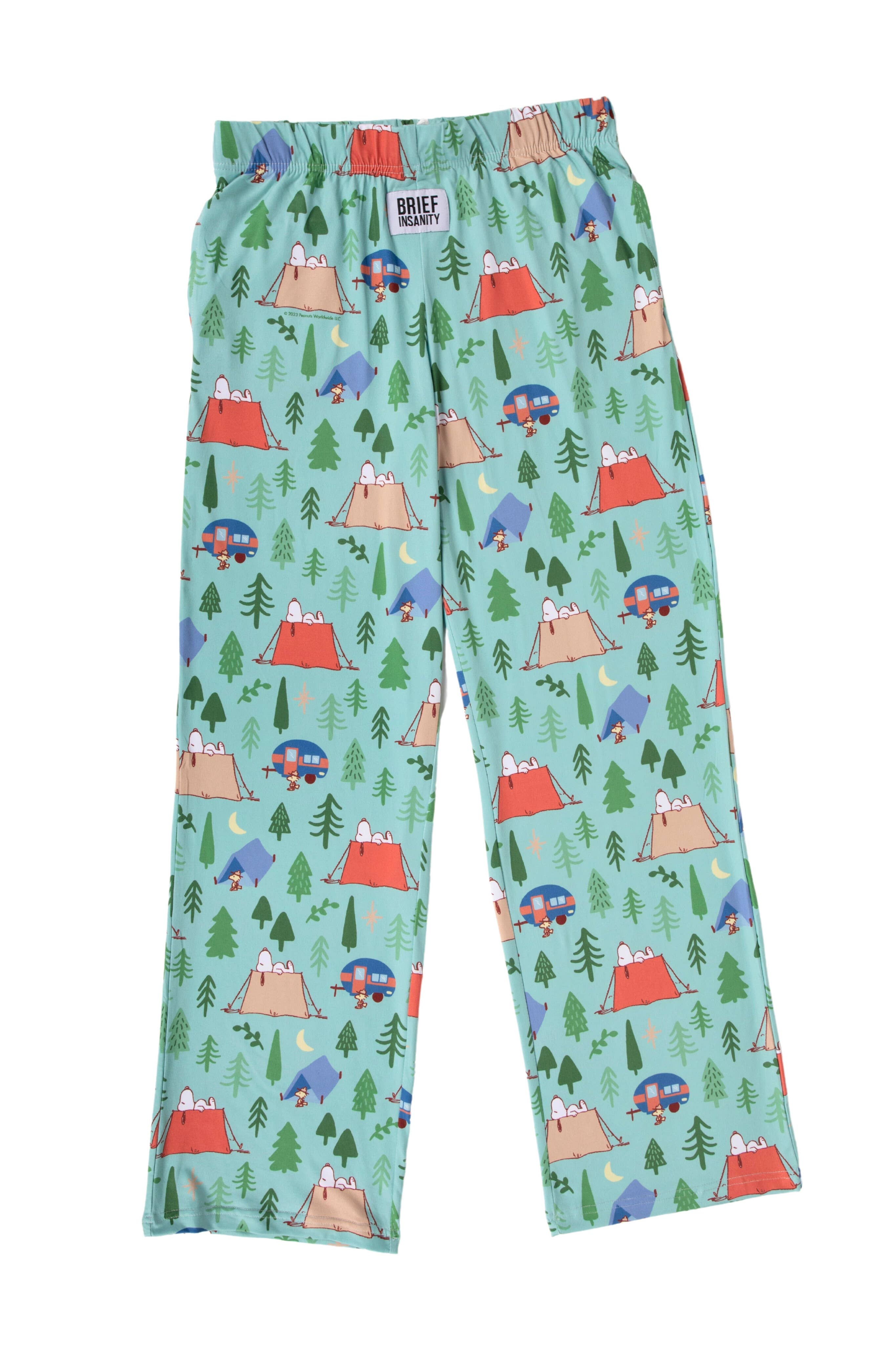 BRIEF INSANITY - Wholesale Lounge joggingbroek/joggingbroek - Dames - Snoopy Camping Allover loungebroek5