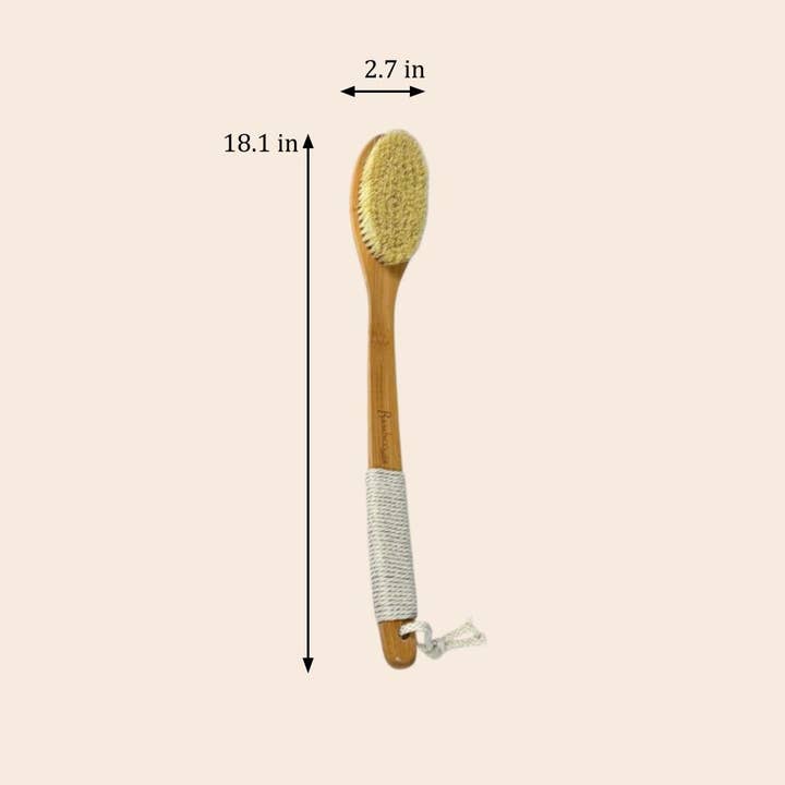 Bamboo Switch - Wholesale Body Brush - Bamboo Dry Brush | Curved | Skincare Bestseller | Holiday 1