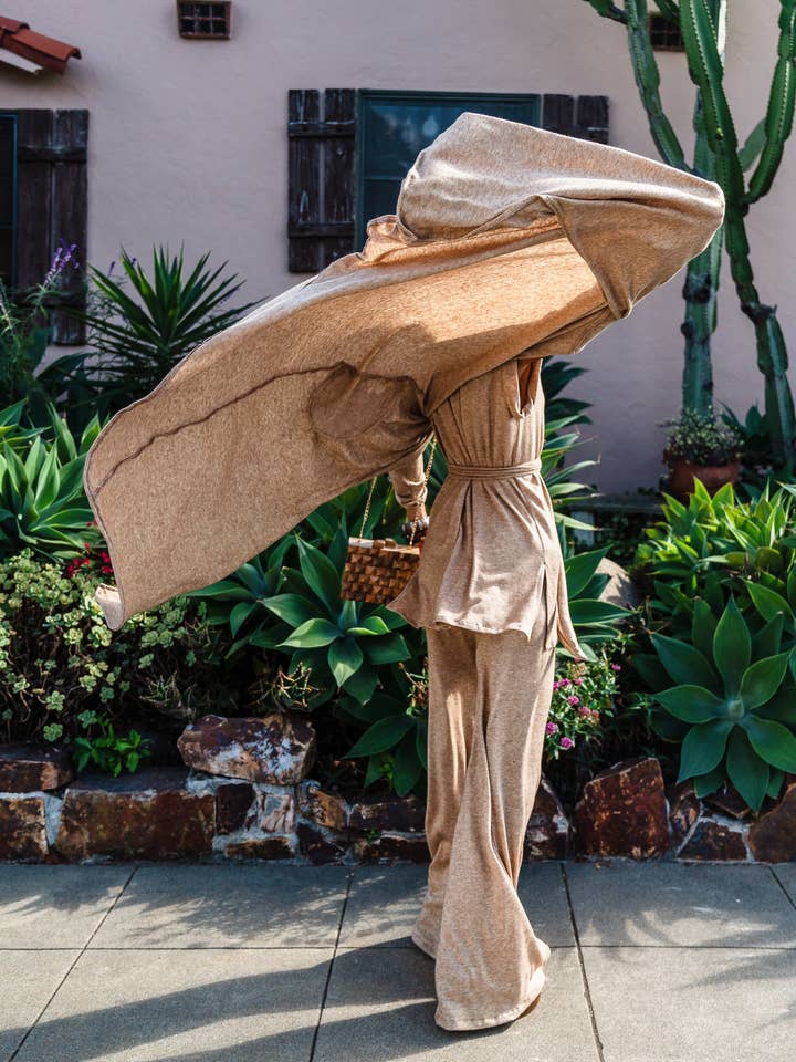 Jennafer Grace - Wholesale Kimono - Dames - Crème Brûlée Yoga Duster7