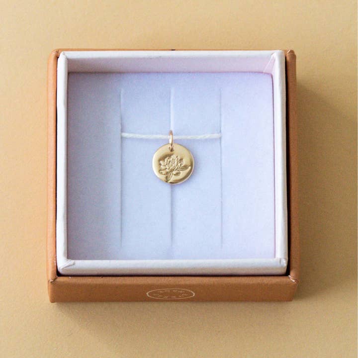 Everly Made - Wholesale Charm/Dangle Bracelet - Water Lily • July Birth Flower Small 3/8" Charm6