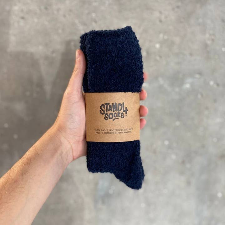 Calcetín Night Sky Fluffy para venta al por mayor de Stand4 Socks