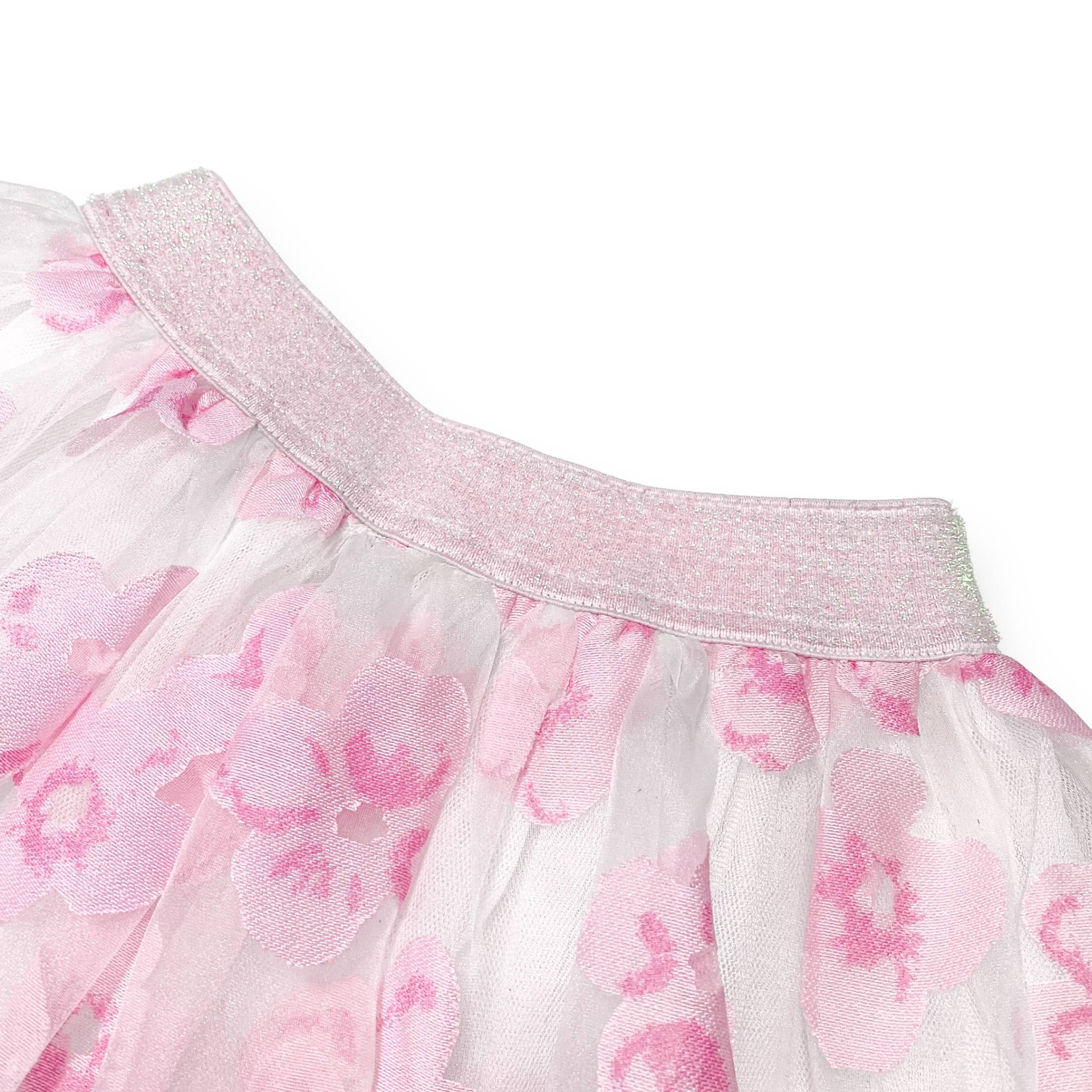 Doe a Dear – wholesale Tutu - Barn – 17023-B Blommig Nät Tutu (2 Färger)9