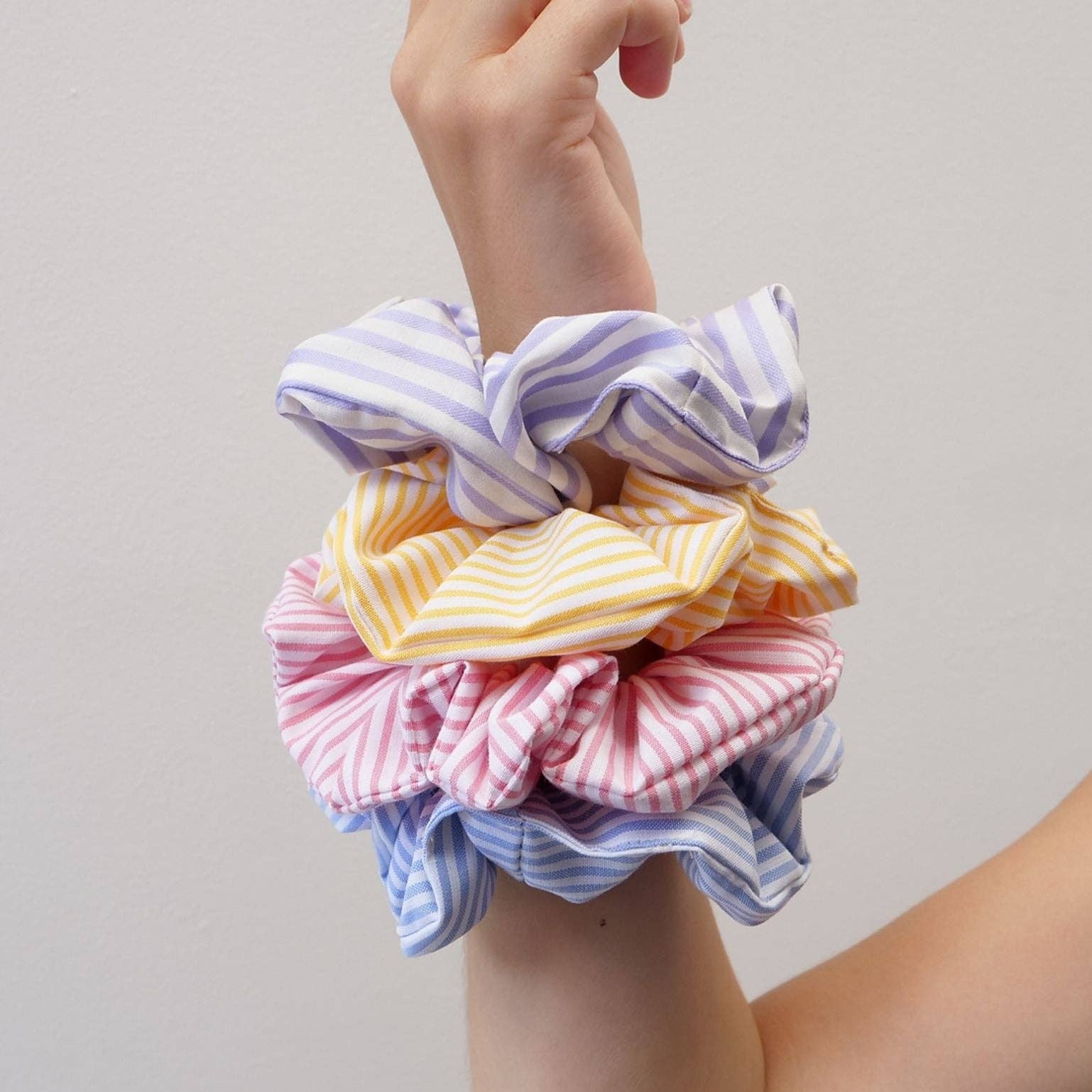 Maison Causettes - Wholesale Hair Bow - Women's - Chouchou Maëlys with Stripes7