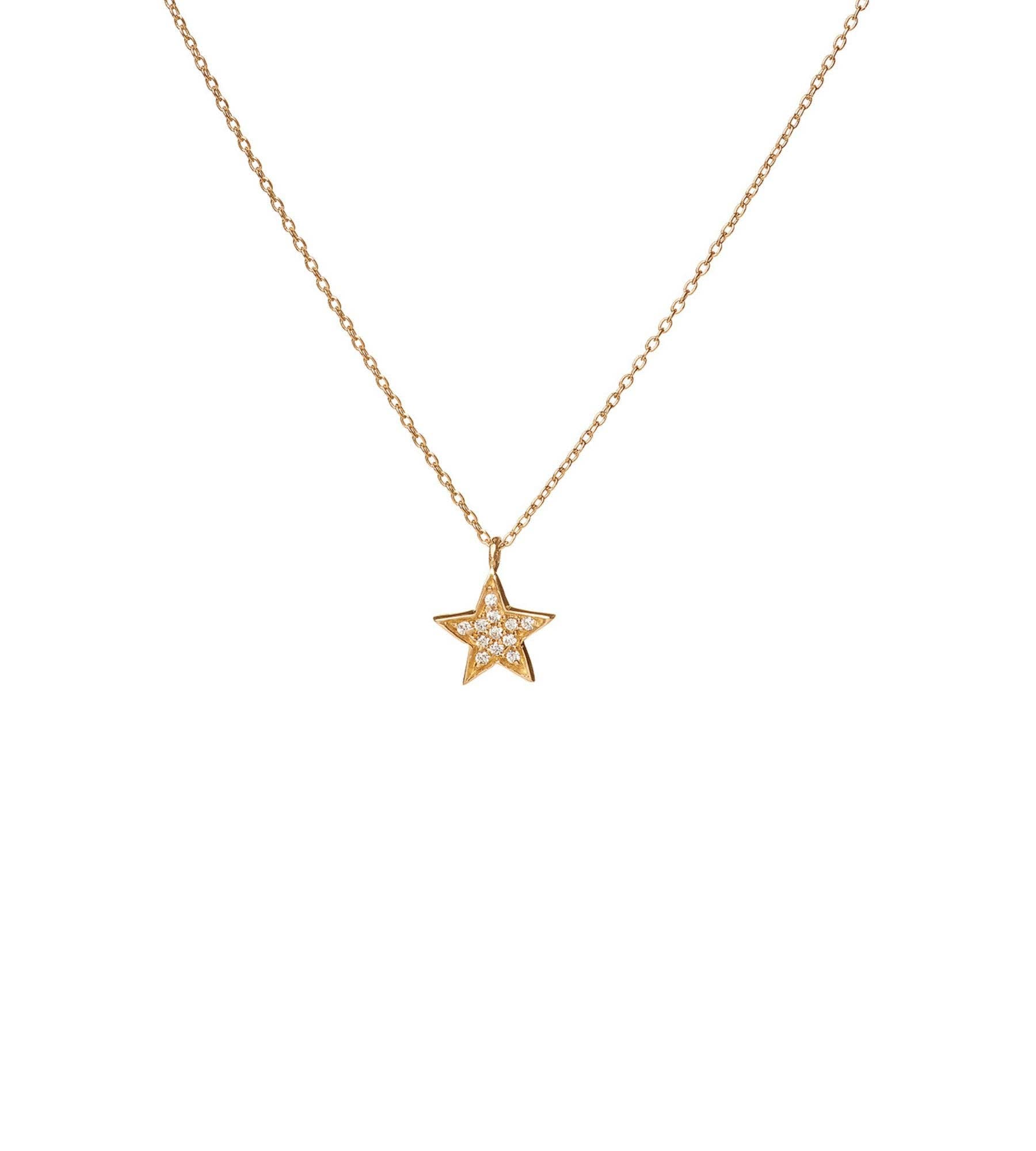 Heart and Lotus Sterling Silver Jewelry - Wholesale Pendant/Charm Necklace - Shining Star Charm Necklace in Gold Vermeil2