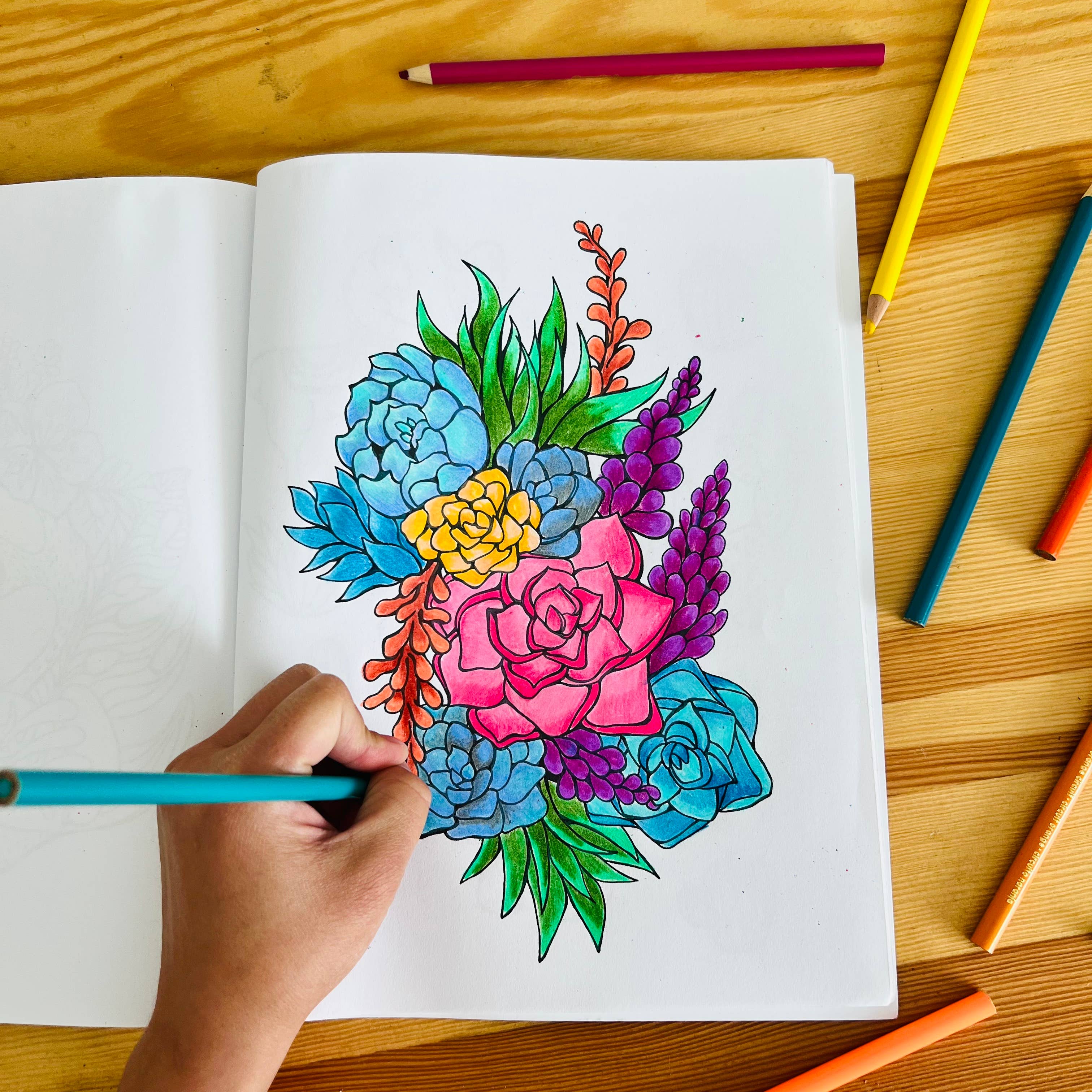 Sunshine Studios LLC - Vendita all'ingrosso Libro da colorare e attività - Adulti - Flora e Fauna3