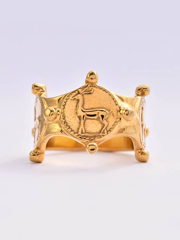 Forntida grekisk inspirerad hjortdjurbandring för wholesale av Annoushe jewelry