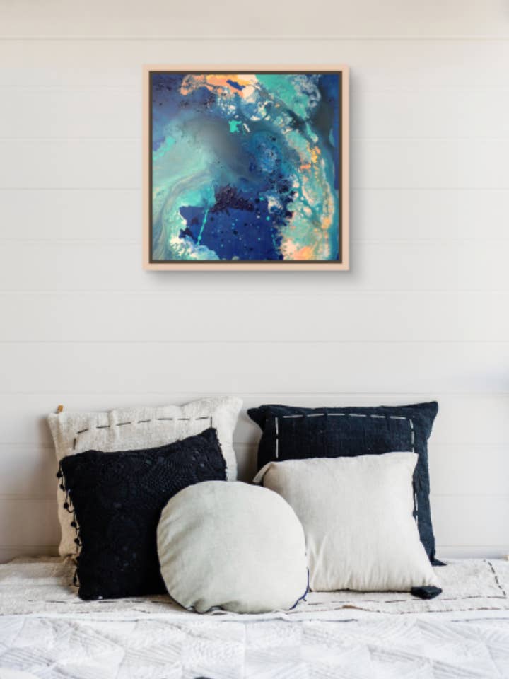 OCEANS - SQUARE PRINT for wholesale by Sarah CK Art