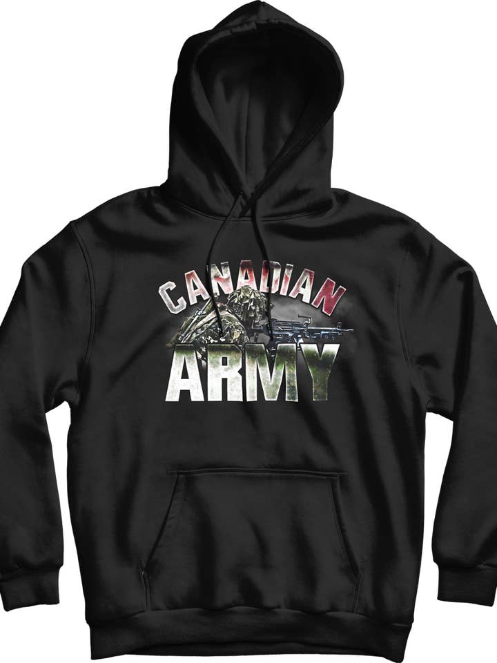 Army Light Machine Gunner Hoodie for wholesale by Canada for Victory