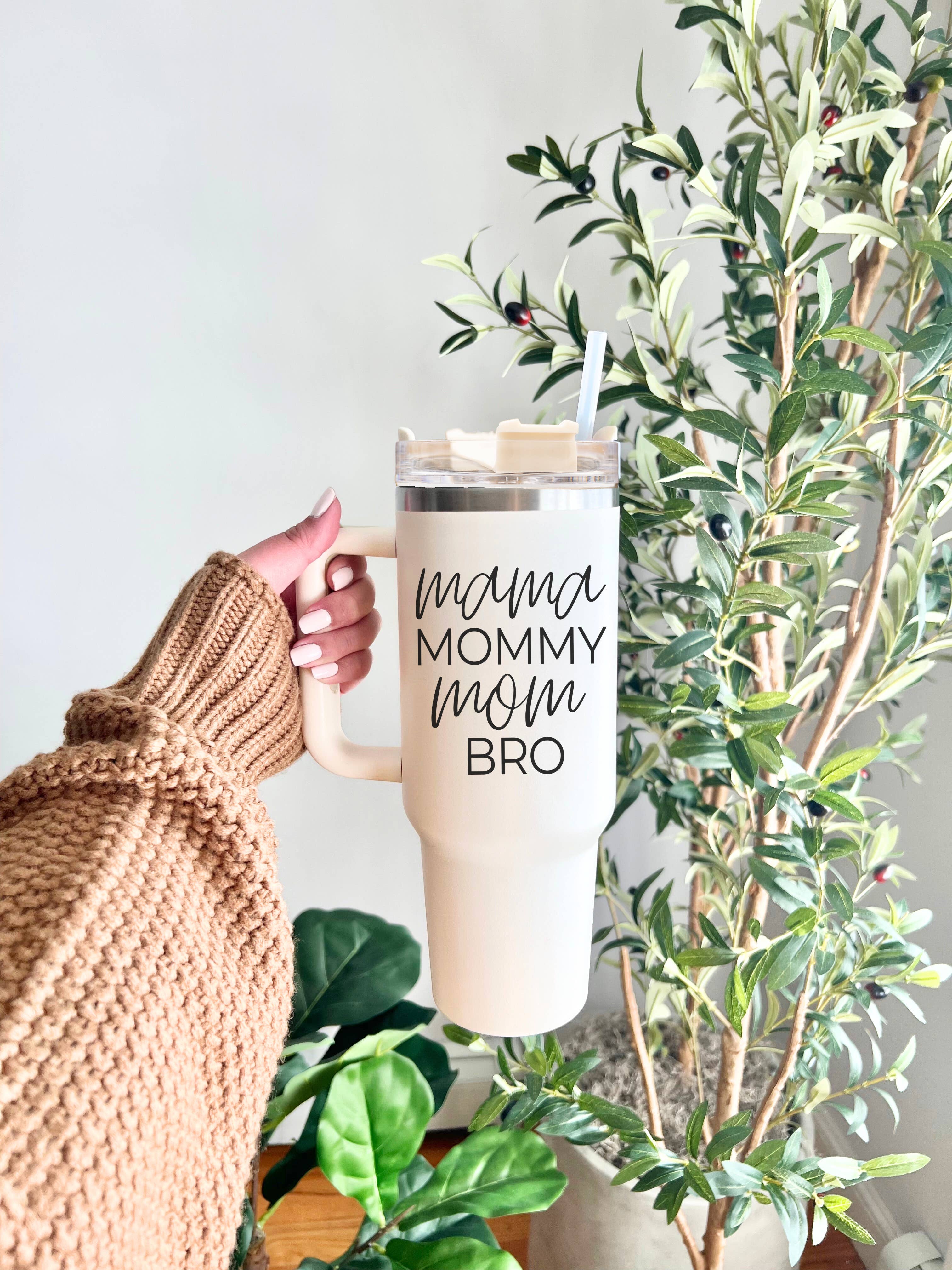 Gia Roma - Vendita all'ingrosso Bicchiere/tazza termica - Funny Mom Bicchiere regalo da 40 once con manici, tazze con coperchio76