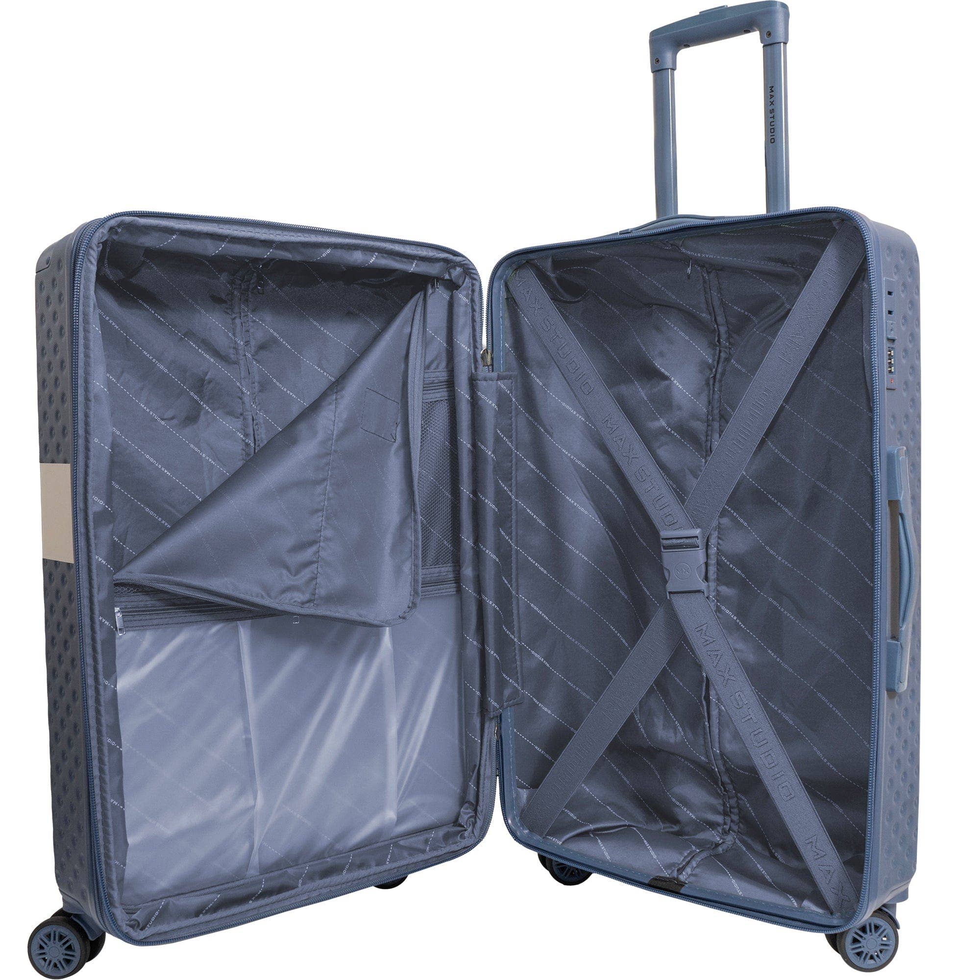 Magid - Wholesale Luggage - Max Studio Tonal Tufted ABS 2-Piece Hard-Sided Luggage Set25