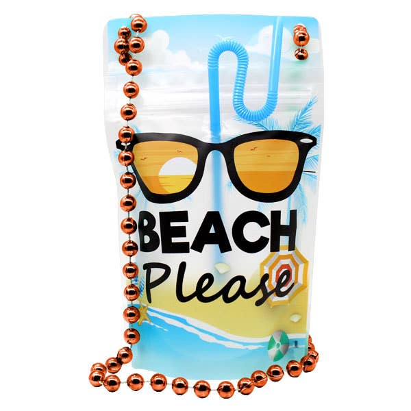 NeckSip – Großhandel Strandzubehör – Strand Please — tragbare Getränkebeutel (12 oz | 2 Stück)6