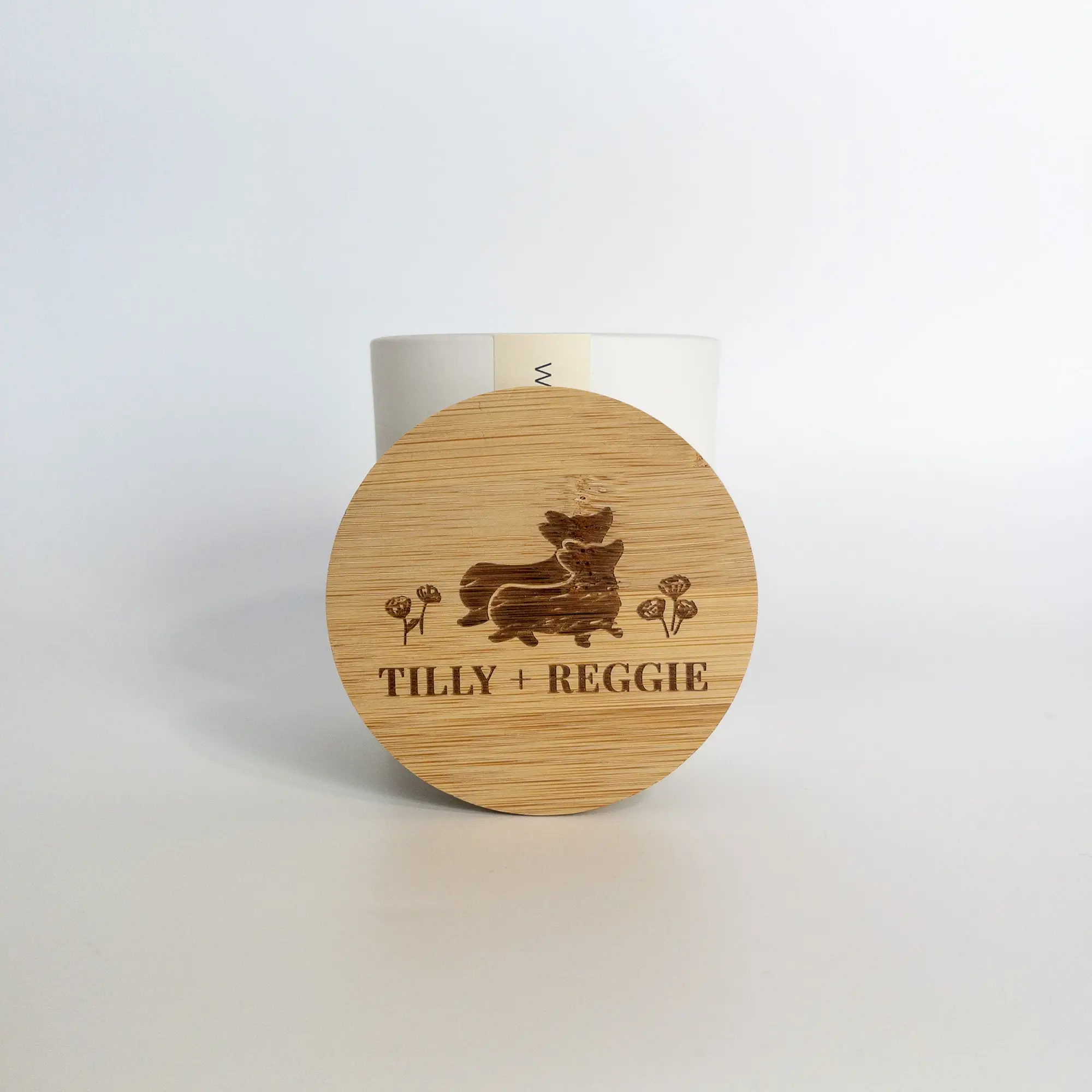 Tilly + Reggie - Wholesale Jar/Filled Candle - Soy Wax Candles | Classic Collection | White Tea1