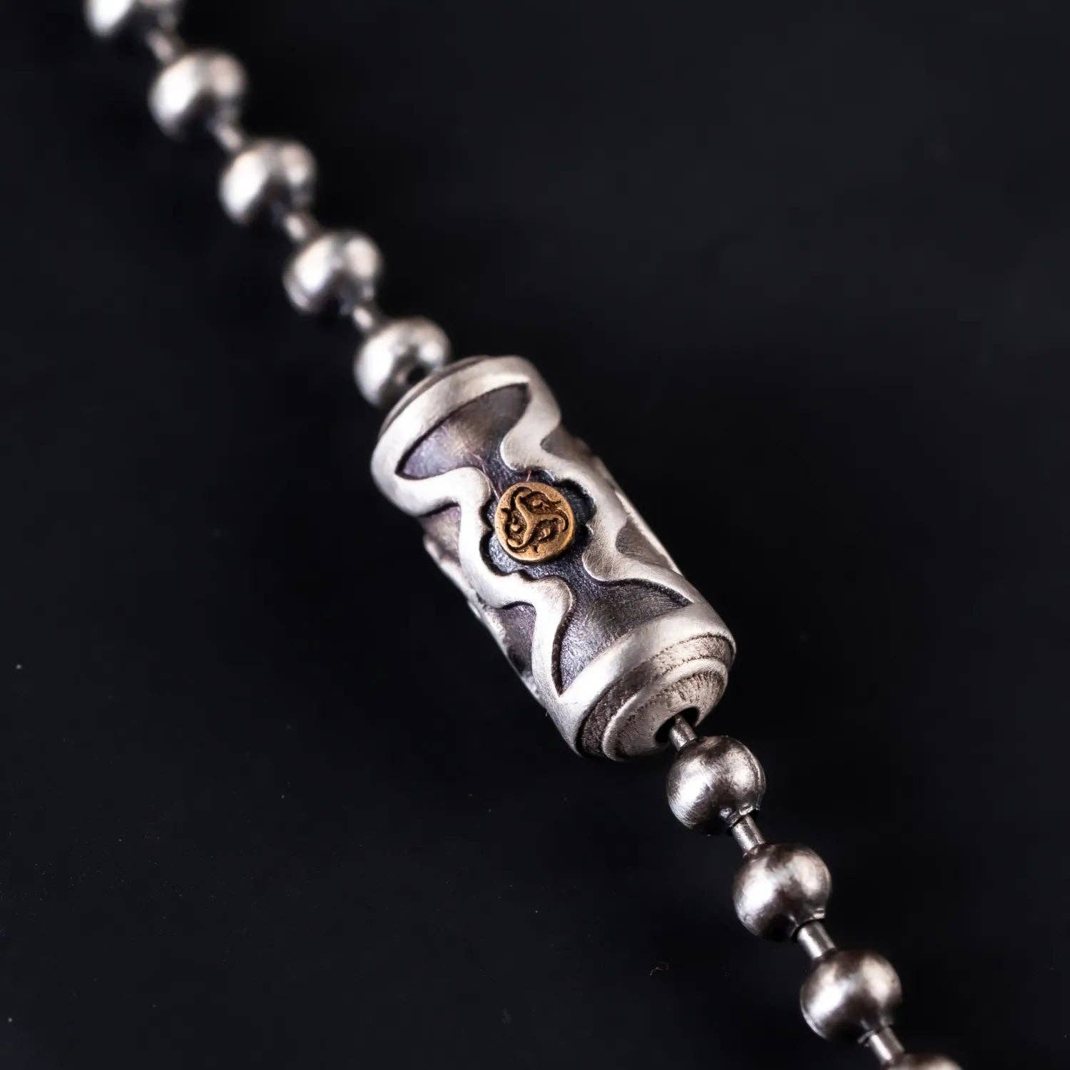 Coppertist.wu - Venta al por mayor Collares de cadenas y eslabones - Collar con cadena de bolas Ruyi, 3 mm7