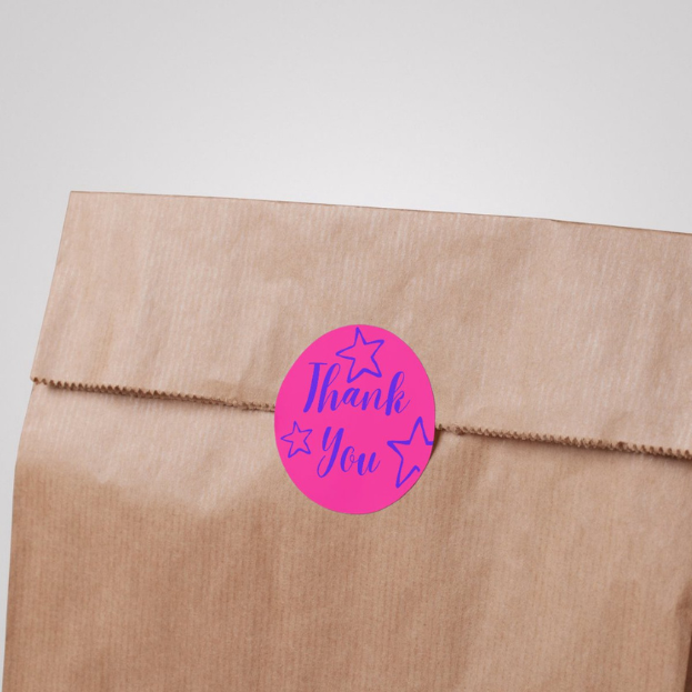 Mini Art Products - Wholesale Sticker - Etiketten - Thank You - 250 Stuks2