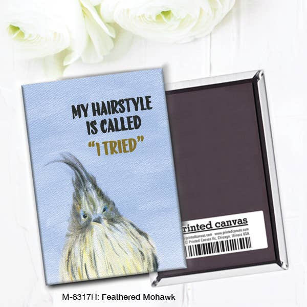 Printed Canvas – Engroshandel Magnet – Fjer Mohawk, Magnet (M-8317H)1