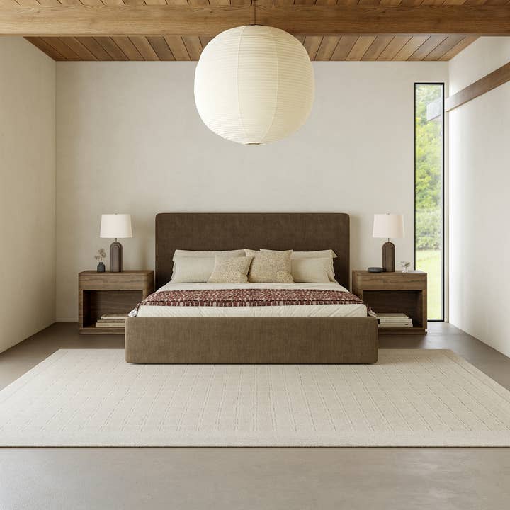 RUGS USA - Wholesale Area Rug - Fritz Checkered Wool Area Rug