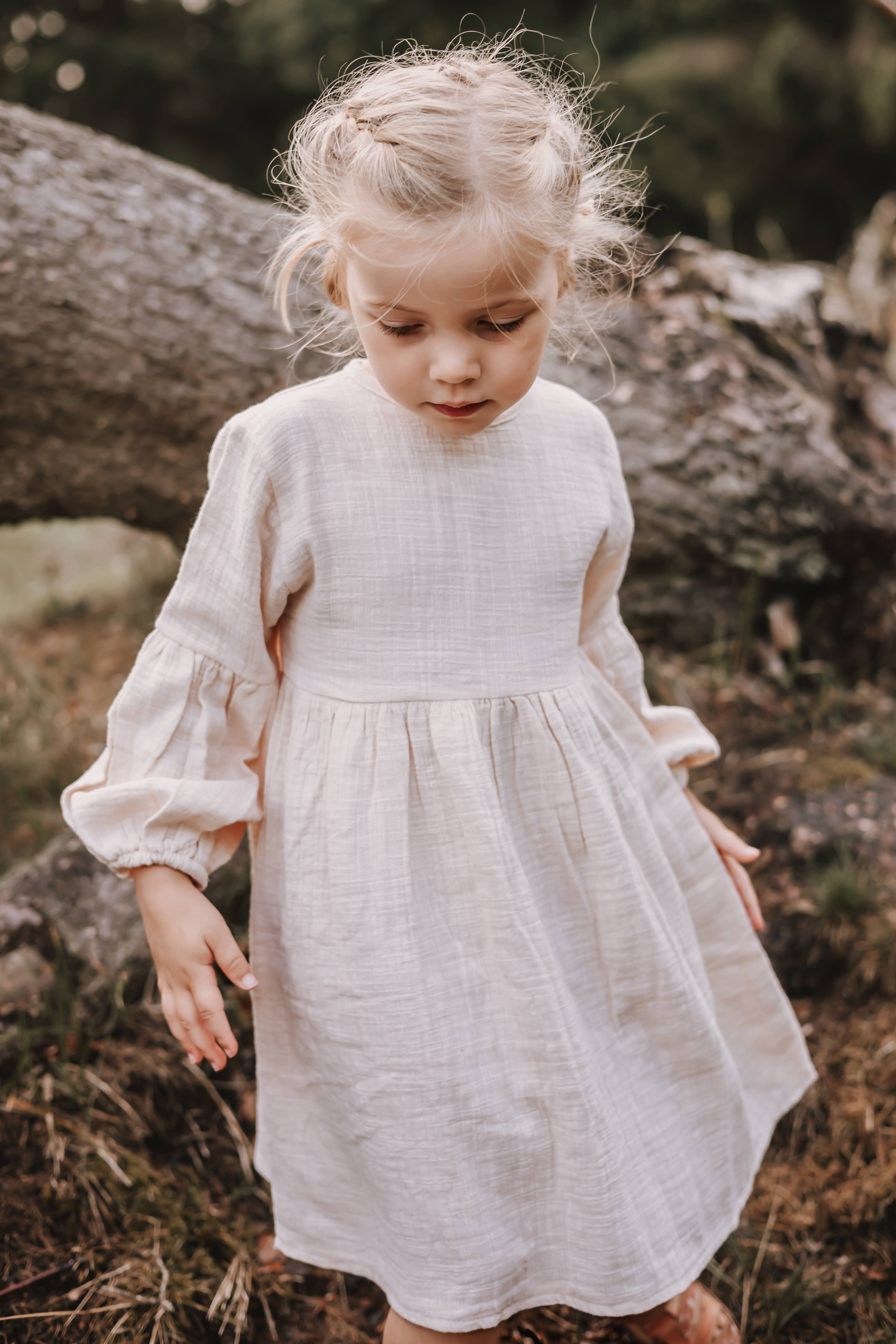 Annie & Charles - Wholesale Dress - Kids - Annie & Charles® organic cotton muslin dress NOAH8