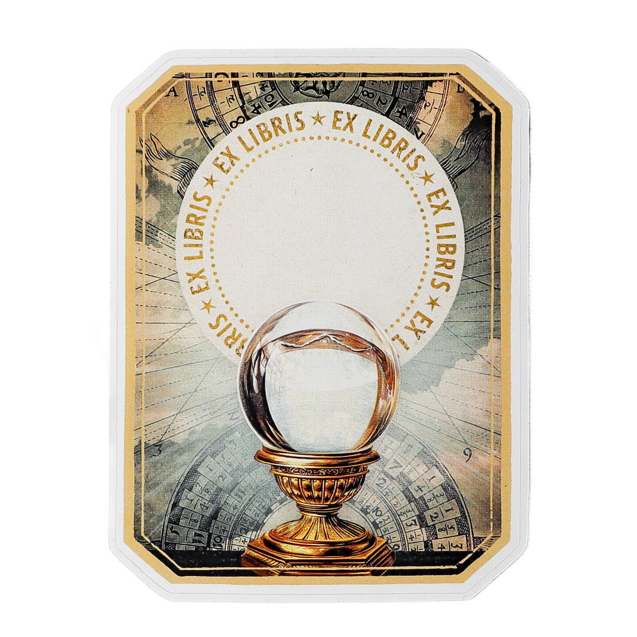 Sunshine and Ravioli - Wholesale Book Plate - Crystal Ball Bookplate Stickers 6