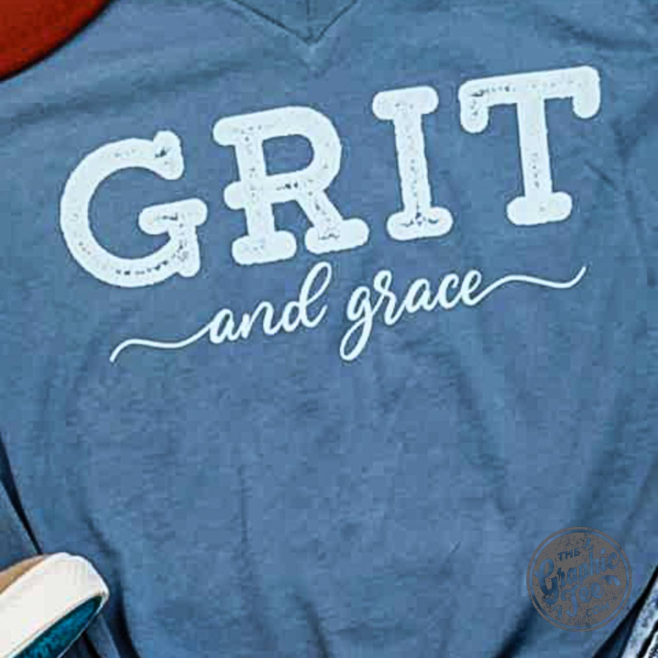The Graphic Tee - Wholesale Screen Printed T-Shirt - Women's - *WHOLESALE* Grit And Grace V-Neck Tee1