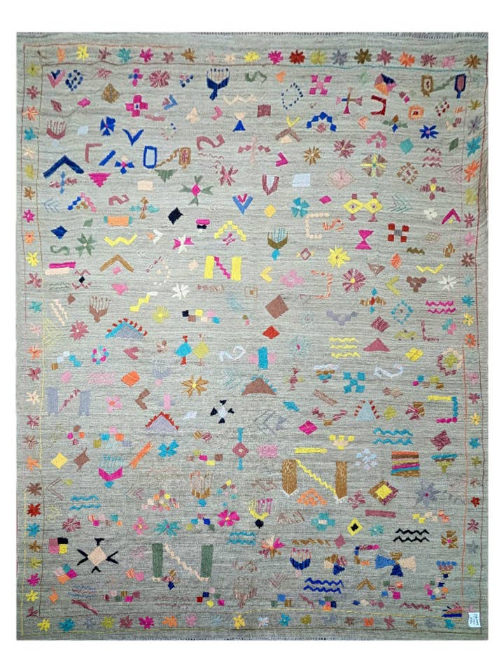 Suzani Hand Embroidered Kilim - Size: 300 x 243 cm for wholesale by Imaco Rugs