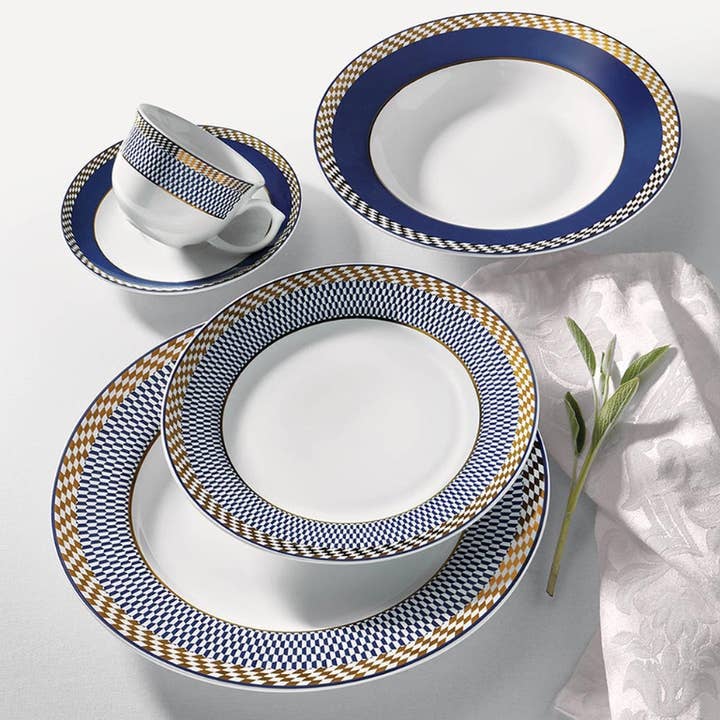 ANNOVA - Vente Service à vaisselle - Oxford FLAMINGO Op Art Porcelaine1